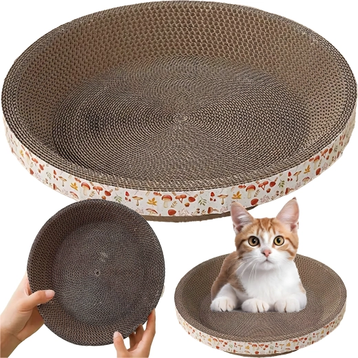 Dwie funkcje w jednym: drapak i legowisko