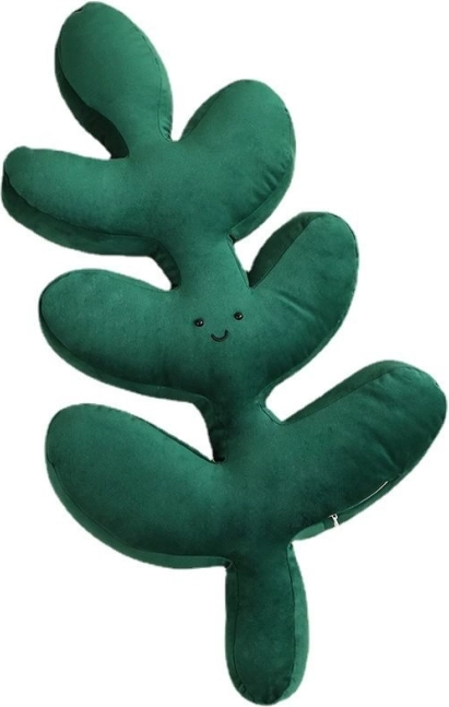 Decorative plush leaf-shaped pillow – Type 1