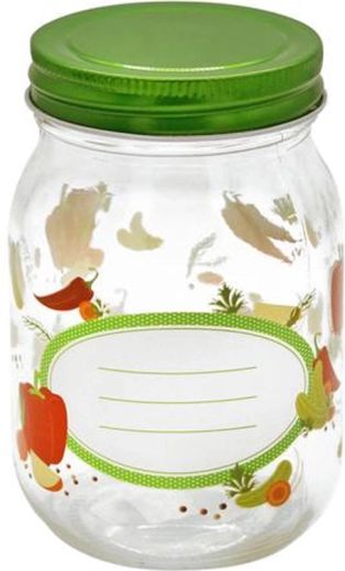 Toro preserving jar with lid 500 ml