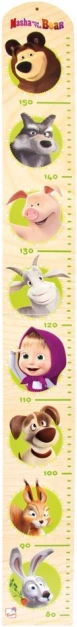 Bino wooden growth chart MASHA AND THE BEAR
