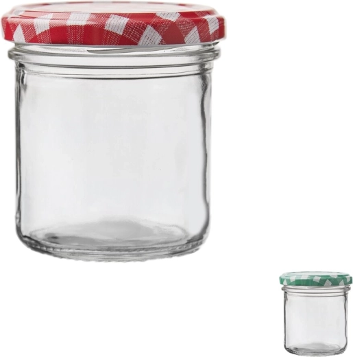 Bocal de conservation Laura 165 ml avec couvercle (mix)
