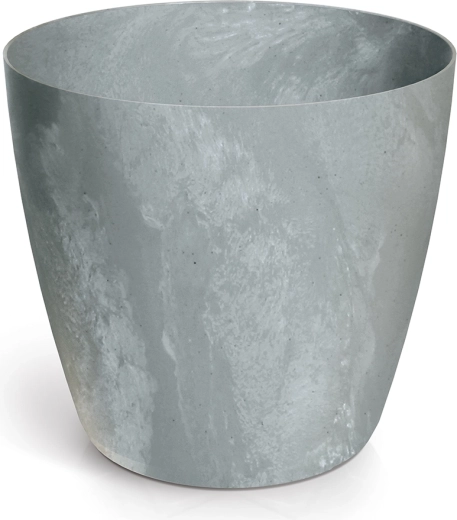 Flower pot with concrete effect 13.8 cm