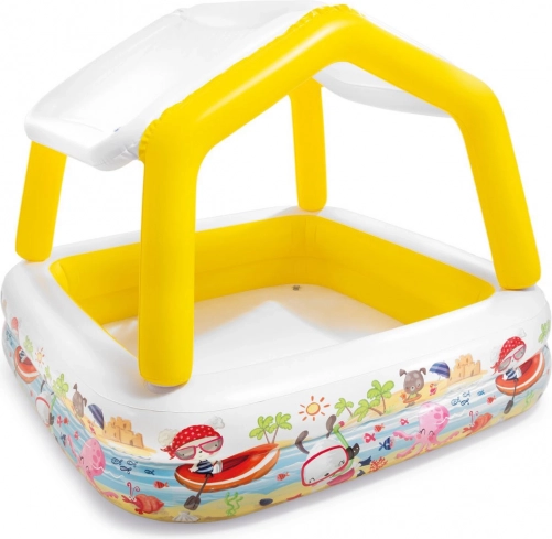 piscina gonfiabile per bambini con tettoia rimovibile INTEX