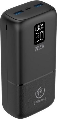 P30 Power Bank with LCD, 30,000 mAh, PD 22.5 W