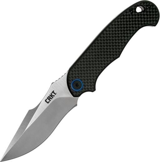CRKT P,S,D, Carbon Fiber folding pocket knife with assisted opening 9.2 cm