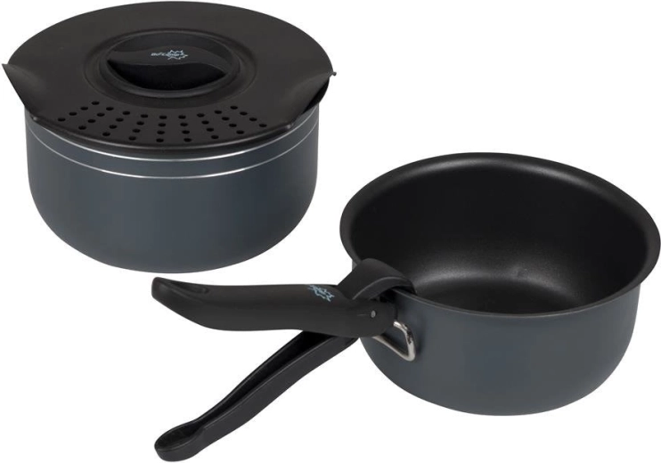 Detachable handle and space-saving storage