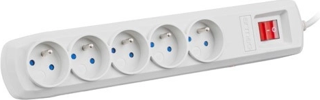 Backlit double-pole switch for quick disconnect
