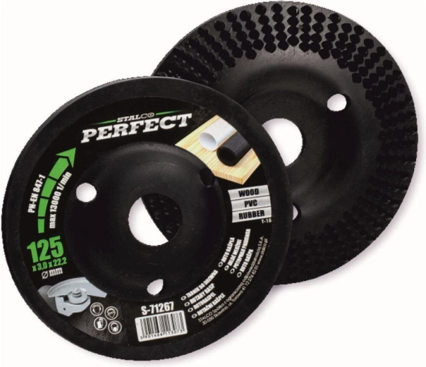 Disco rotante inclinato 125 × 3,0 × 22,2 mm per smerigliatrici angolari STALCO