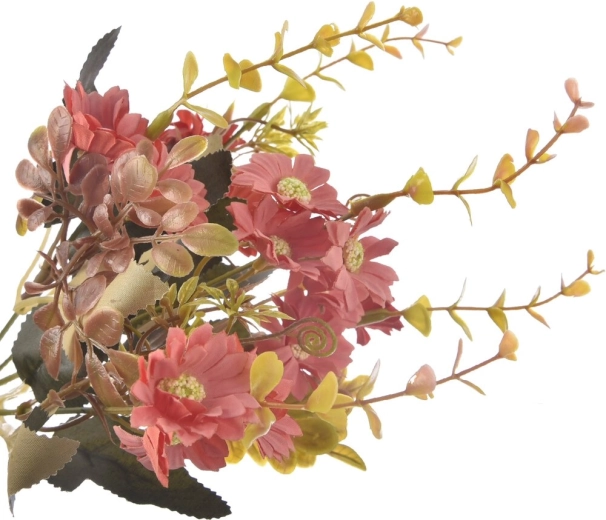 Decorative artificial flower UH, pink, 33 cm