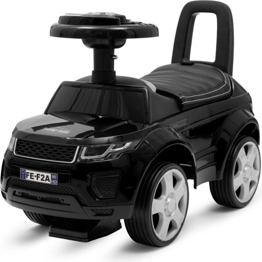 Jeździk dziecięcy SUV Baby Mix Prime czarny z ekoskóry