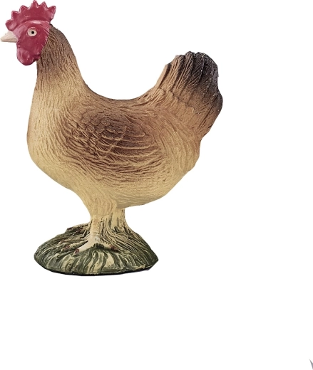 Mojo standing chicken figurine