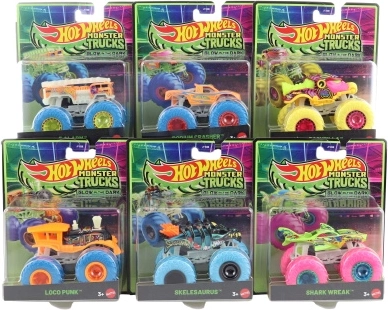 Hot Wheels Monster Trucks Glow in the Dark