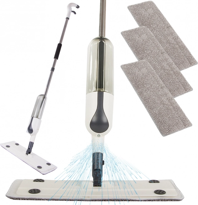 Mop in microfibra con serbatoio e spruzzatore