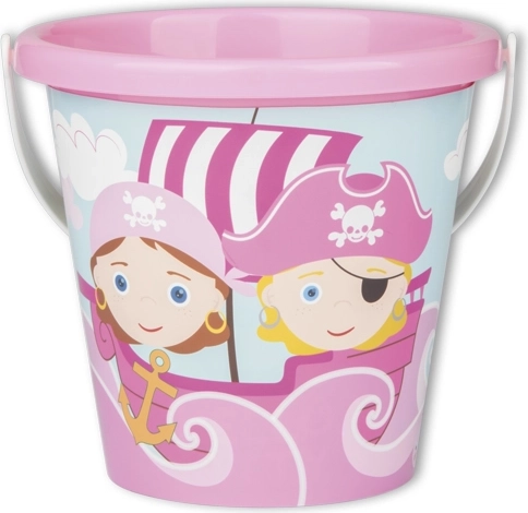 Pink Pirate Bucket 17 cm