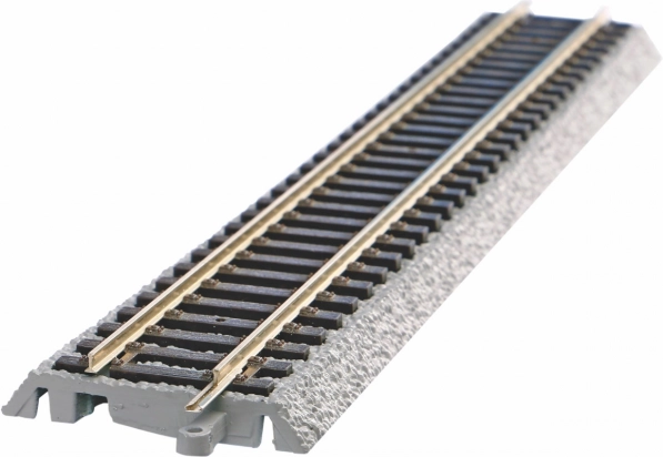 Complete track layout with roadbed