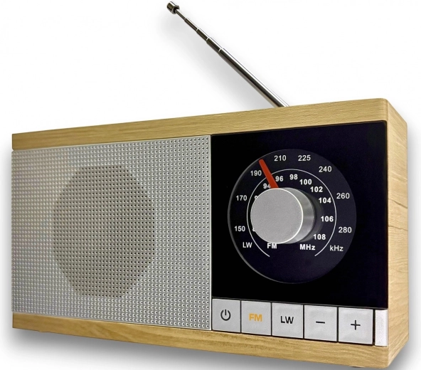 Retro radio Krystyna i træfinish