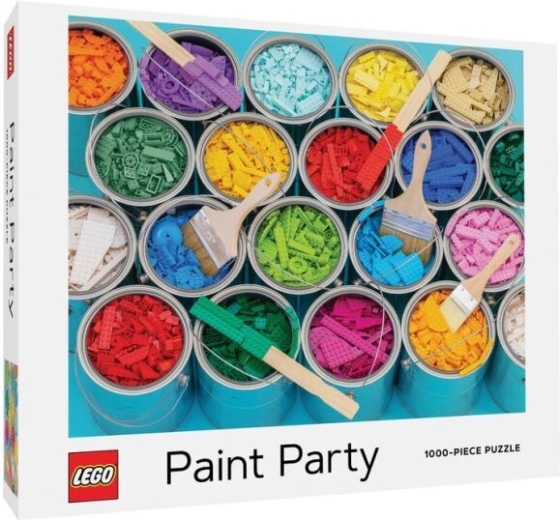 Chronicle Books Puzzle LEGO Painting Party 1000 Pieces