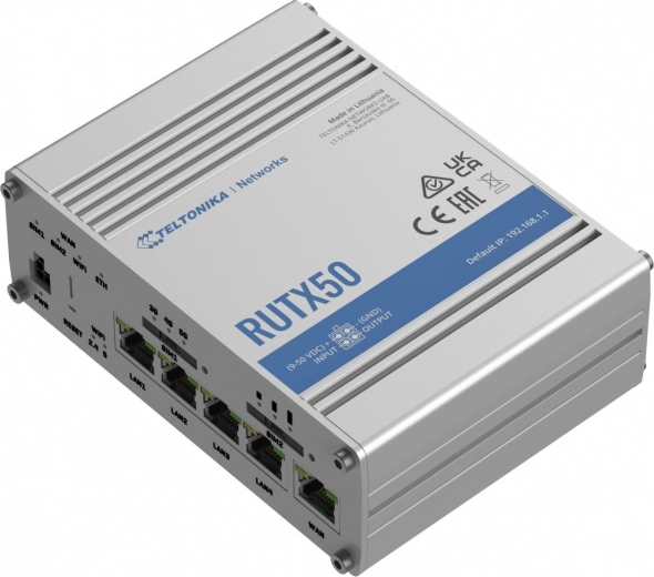 Industrial 5G Router Teltonika RUTX50
