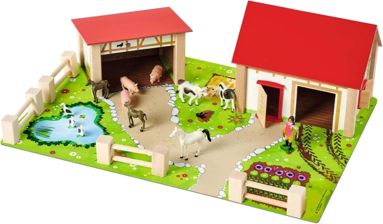 Realistická dřevěná farma pro nekonečné hraní