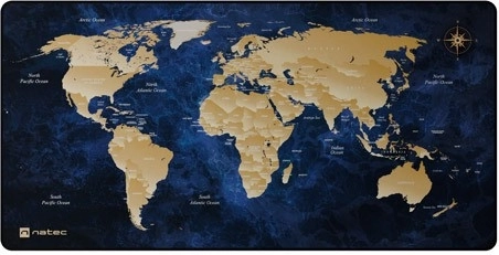 Tappetino per mouse NATEC World Deep Blue 800 × 400 mm