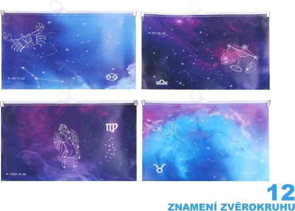 Zodiac Sign Zip Folder A5