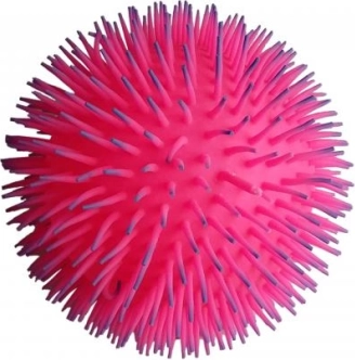Light-up Fuzzy Ball – Bouncy Sensory Ball in Marbled Colors