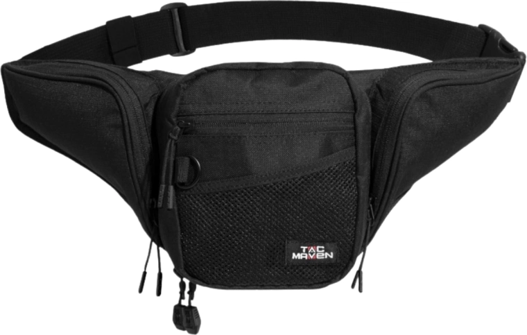Pentagon Nemea 2.0 concealed firearm waist pack, black