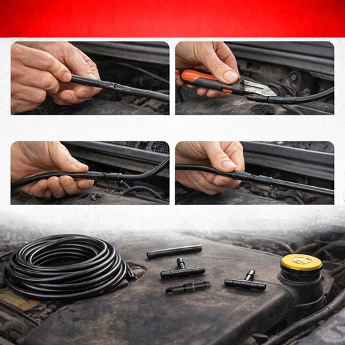 Universal 2 m hose for precise fitment