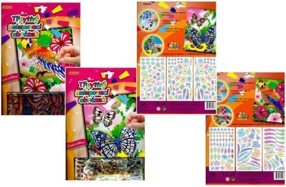 ARTLOVER glitter sticker picture Horses 20 × 29 cm
