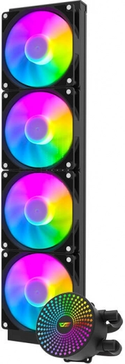 Raffreddamento a liquido con illuminazione RGB Darkflash DC480 nero
