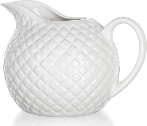 DIAMOND ceramic milk jug white 11.7 × 7.5 cm