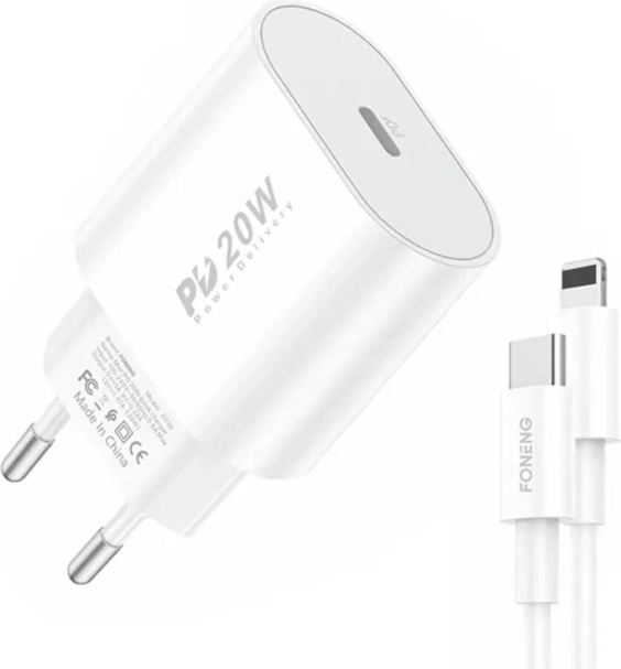 Fast Charger Foneng USB-C PD 20W