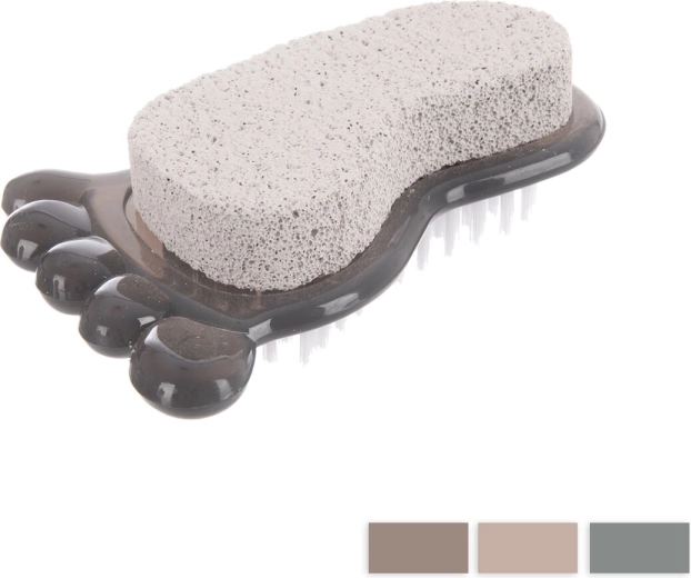 Spazzola con pietra pomice per piedi 11,5 cm
