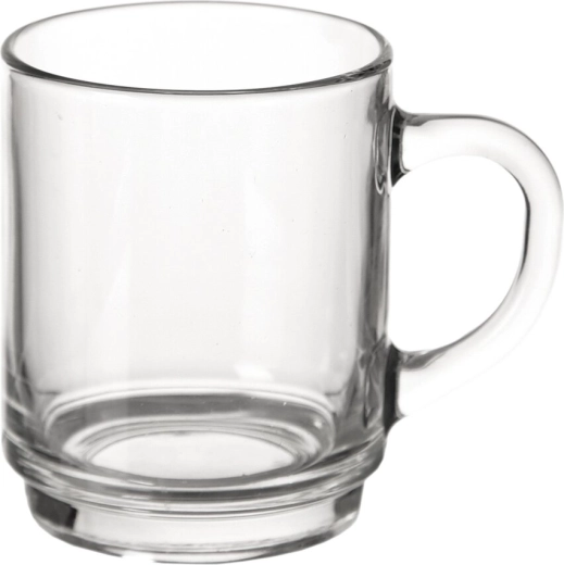 Tazza in vetro trasparente 270 ml, dritta