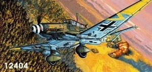 Model of Plastic Airplane JU 87G-2 Stuka Kanonen Vogel