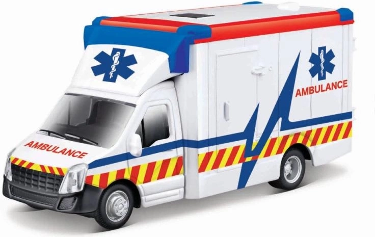 Ambulance with Stretcher Bburago 1:43