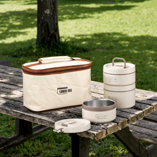 Set di contenitori isolati per alimenti LunchBox, 4 pezzi