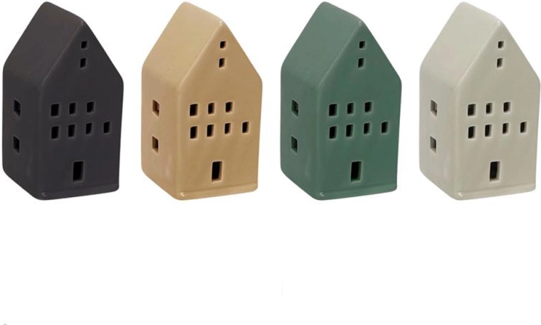 Christmas LED house decoration 10.3 × 5.5 cm (assorted designs)