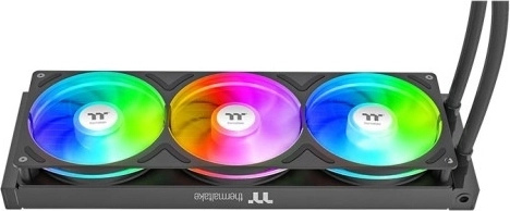 Triple 120 mm ARGB fans on a 360 mm radiator