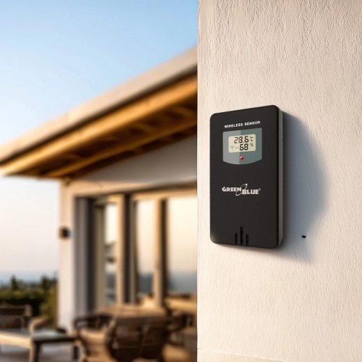 Wireless outdoor sensor up to 60 m