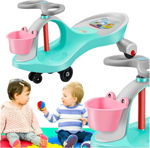 Gravitations-Balance-Swingcar für Kinder – grün