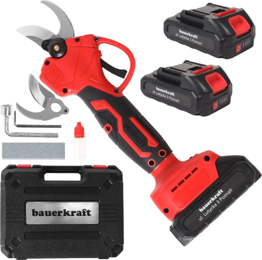 Batteridrevne elektriske havesakse 21 V til grene og hække