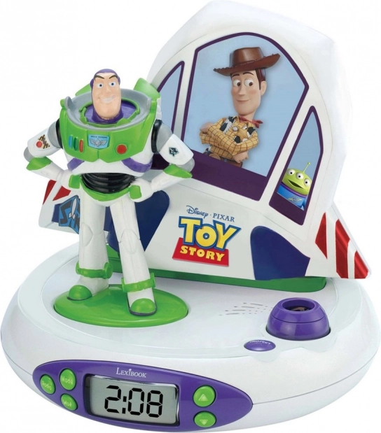 Réveil 3D avec projecteur Toy Story : Histoire de jouets