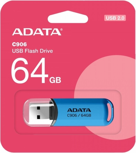 Pendrive ADATA Classic C906 64GB USB2.0 blu