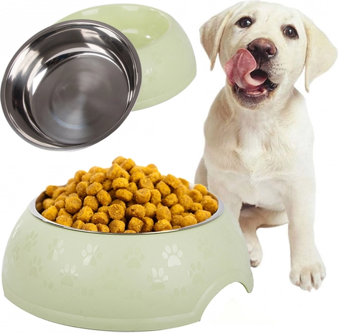 Large Metal Bowl for Feeding Dogs and Cats 1200 ml