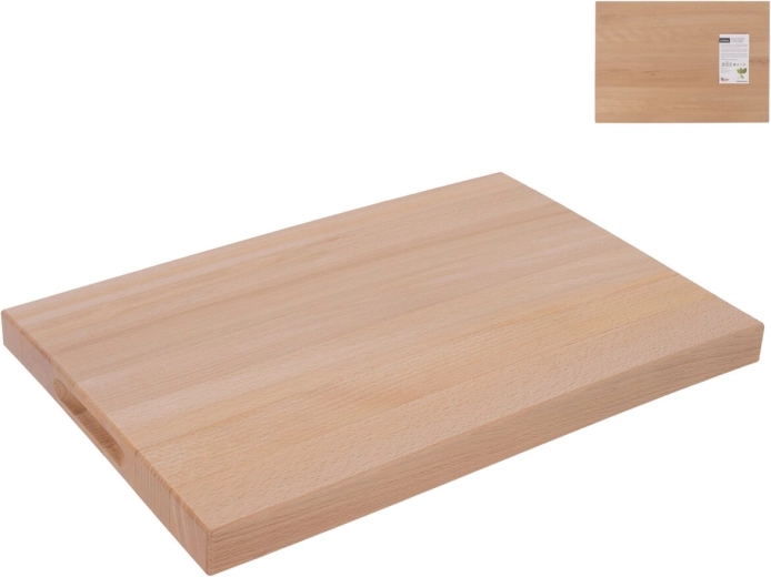 Planche à découper de cuisine en bois 50 × 35 cm