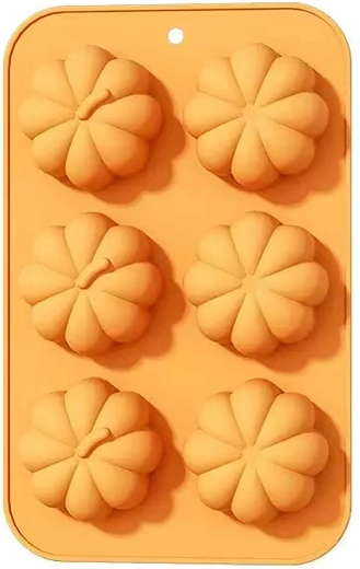 Siliconen pompoenvorm oranje 27 × 17 × 3 cm