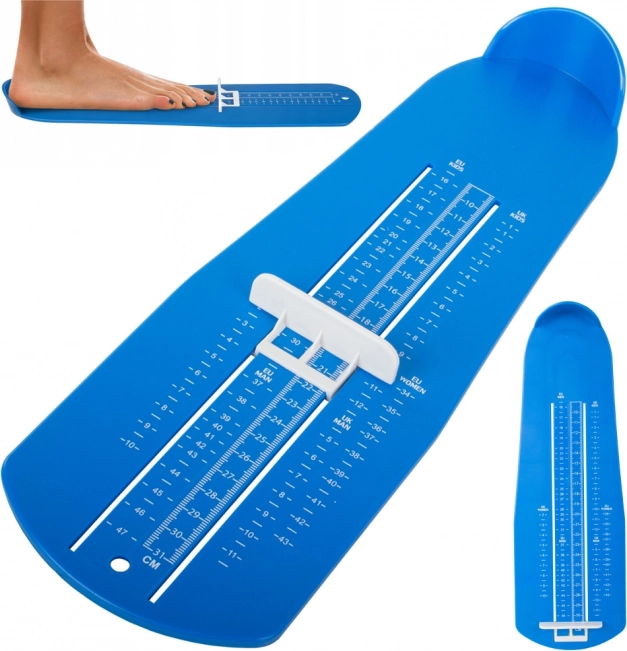 Blue Shoe Size Measurer