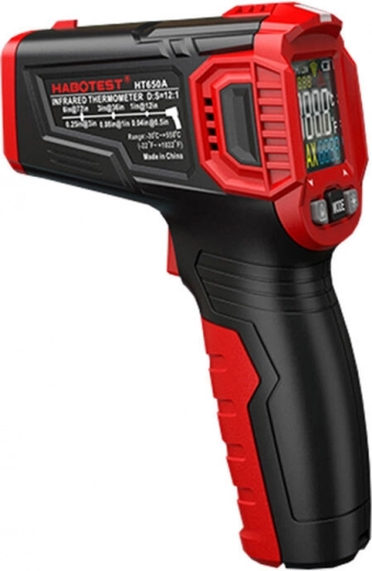Non-contact infrared thermometer HABOTEST HT650B with laser targeting