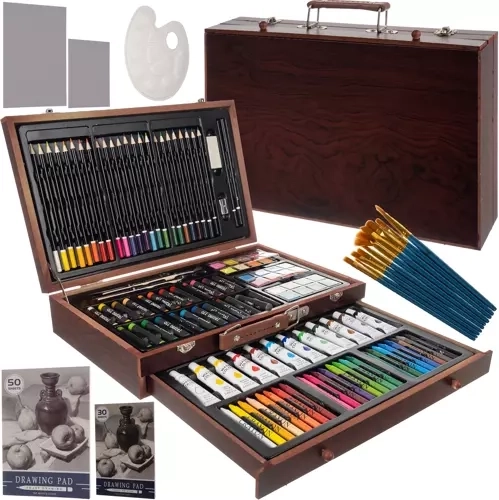 Art Set in Suitcase 129pcs Maaleo